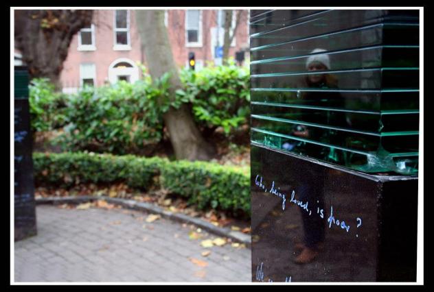 Who, being loved, is poor? Oscal Wilde Memorial Garden, Dublin.